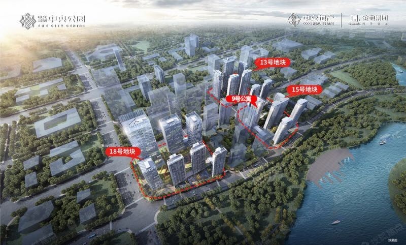 中交金地·中央公园效果图
