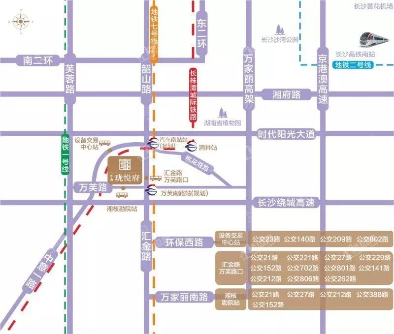 中海珑悦府位置图