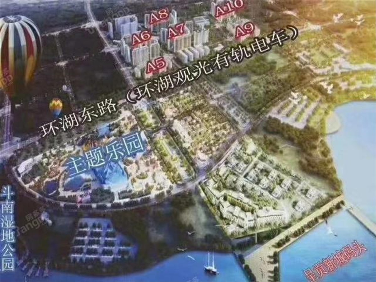 中国滇池花田国际度假区效果图