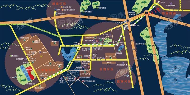 金湖盛景位置图