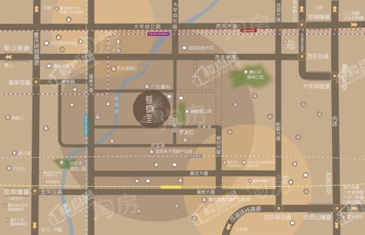 蝴蝶里效果图