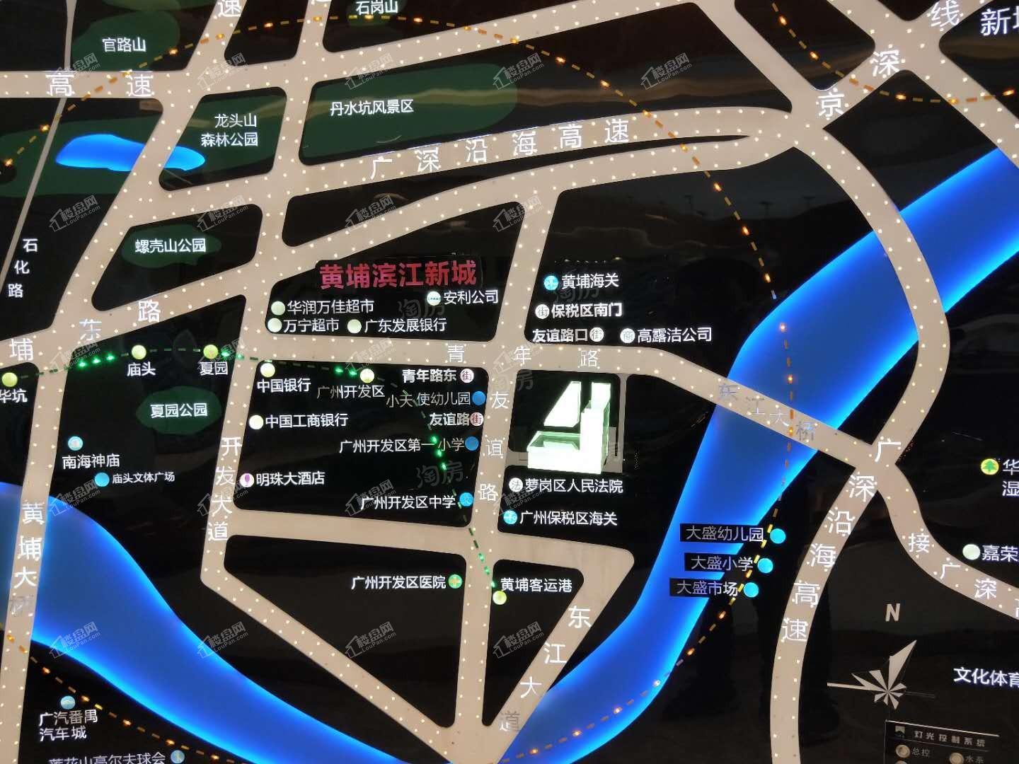 招鑫富荔广场位置图