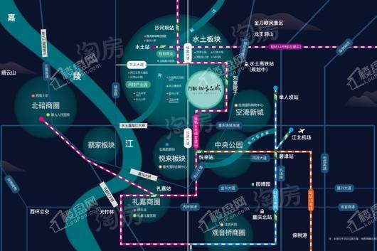 万科四季花城位置图