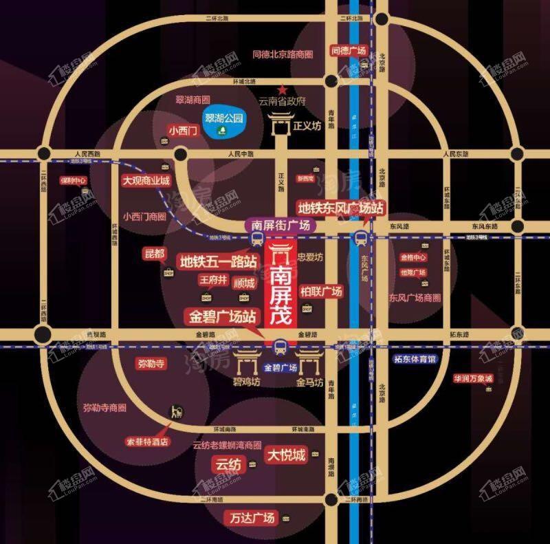 南屏茂位置图