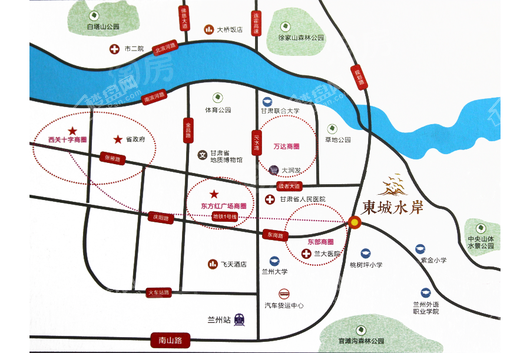东城水岸位置图