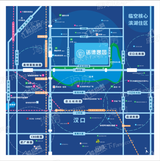 武汉诺德逸园位置图