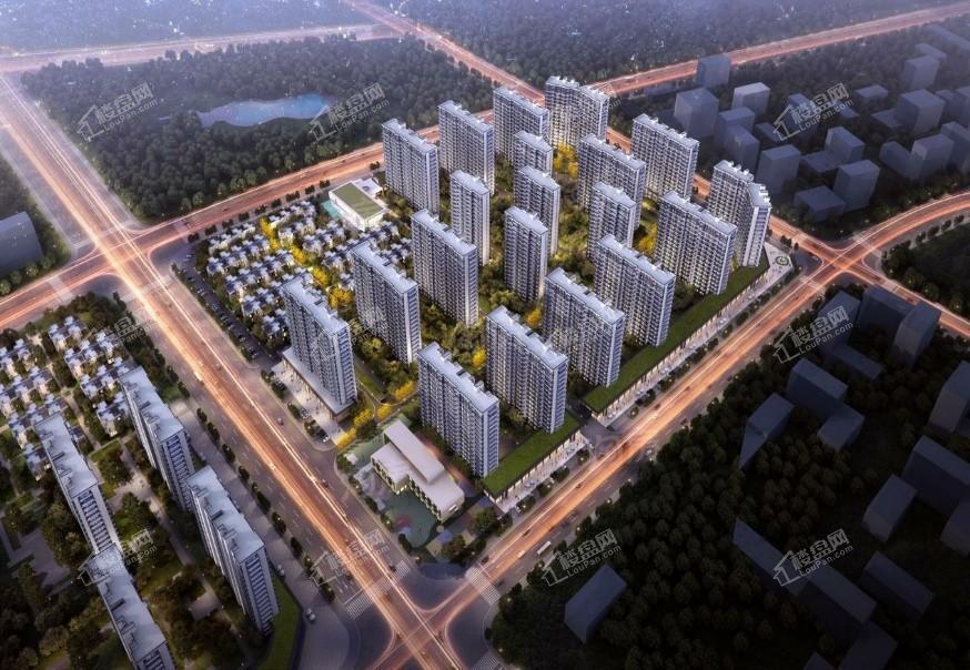 阳逻万达广场御江效果图