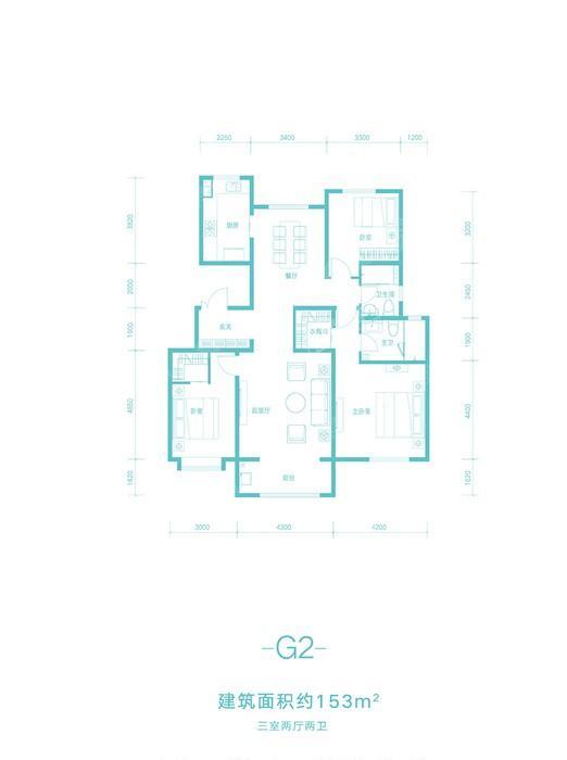 融创臻园壹号3室2厅2卫