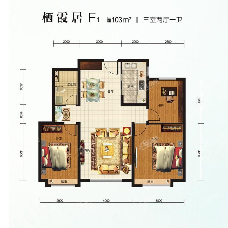 海大香山壹号3室2厅1卫