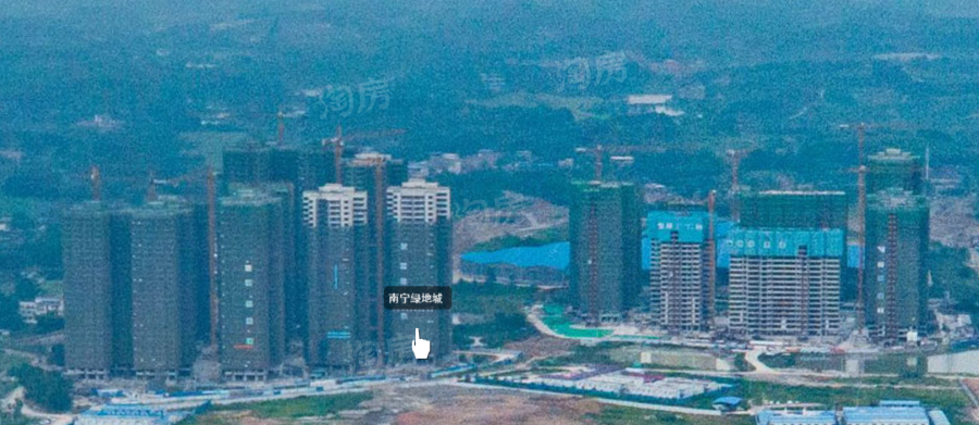 南宁绿地城实景图