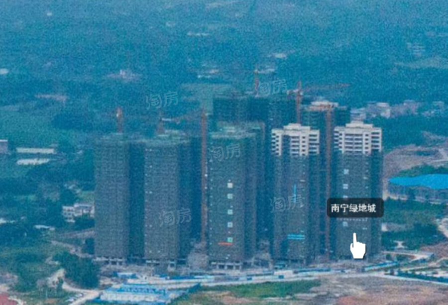 南宁绿地城实景图