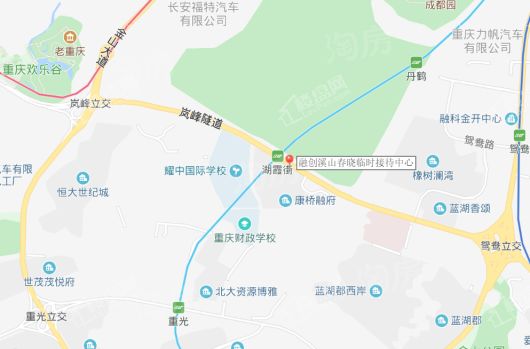 融创溪山春晓位置图