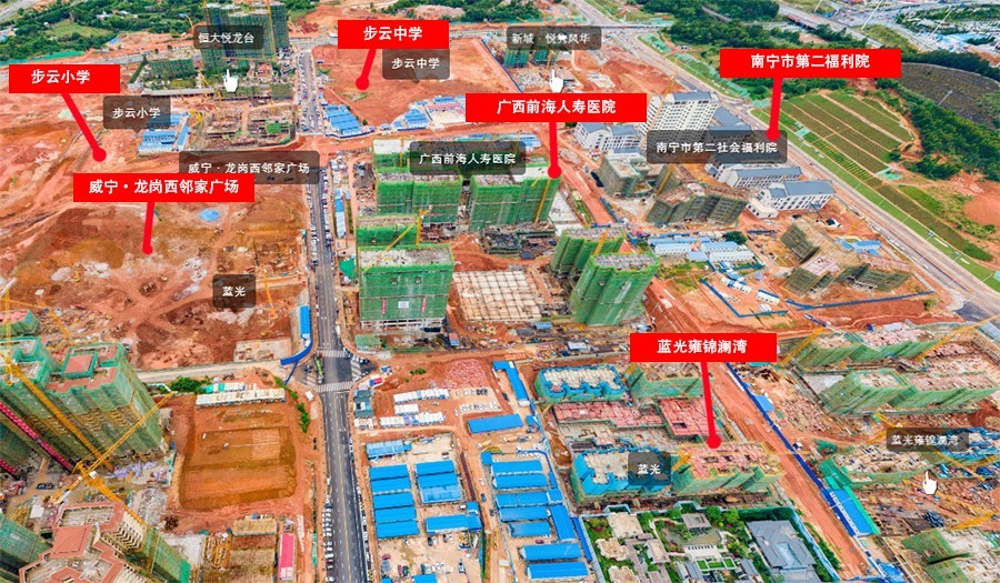 蓝光雍锦澜湾配套图