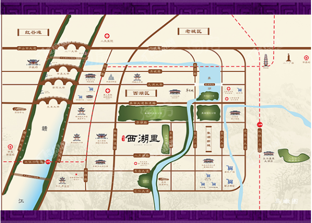 硕丰西湖里位置图