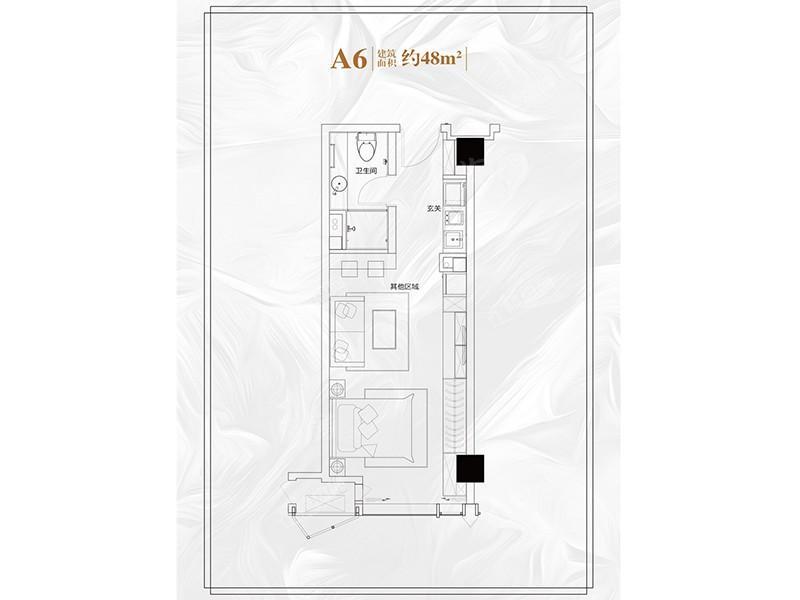 绿地朝阳中心1室1厅1卫