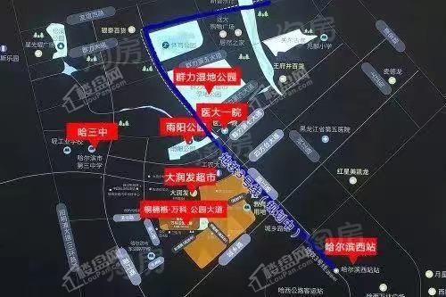 桐楠格·万科公园大道位置图