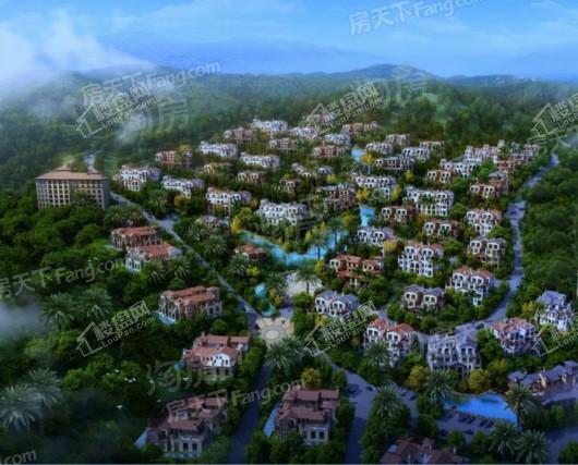 温泉山谷效果图