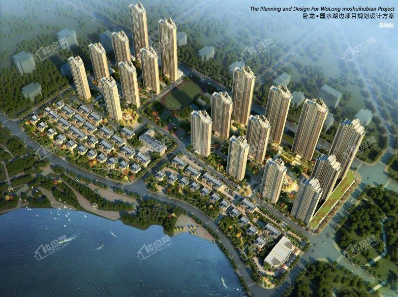 卧龙墨水湖边领墅效果图