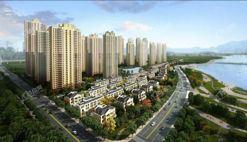 卧龙墨水湖边领墅效果图