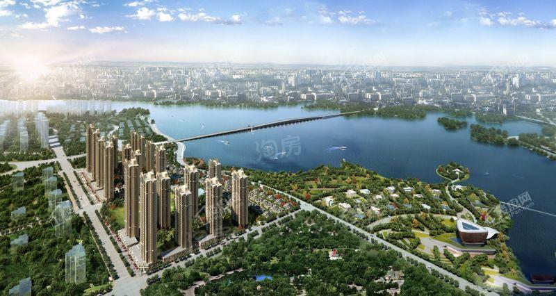 卧龙墨水湖边领墅效果图