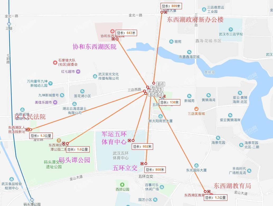 奥山汉口澎湃城位置图