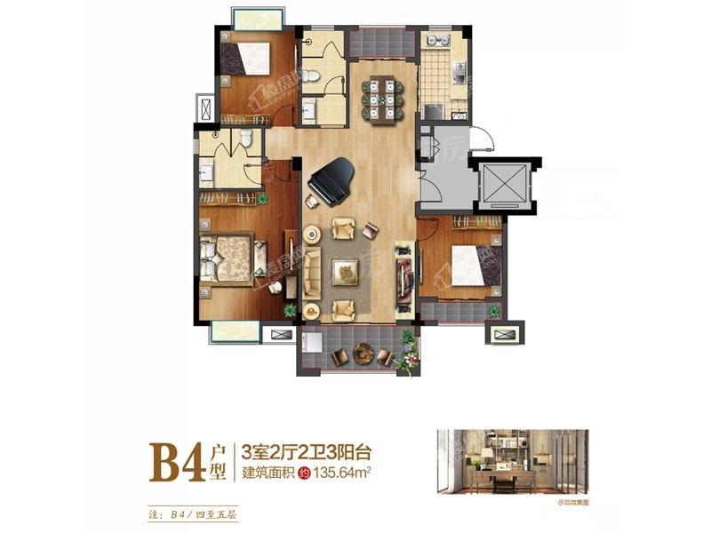 首地蓝天熙郡3室2厅2卫