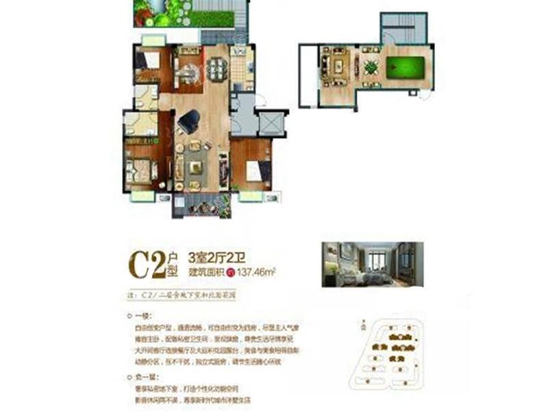 首地蓝天熙郡3室2厅2卫