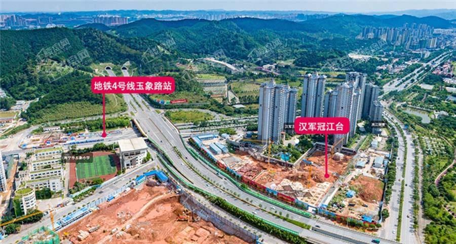 汉军冠江台实景图
