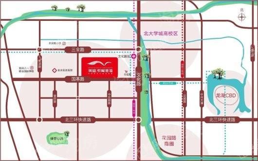 美盛教育港湾位置图