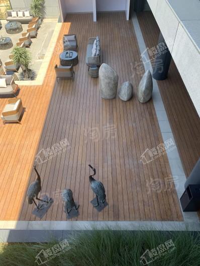 万科民安三度湖山实景图