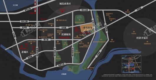 固城湖·金茂逸墅位置图