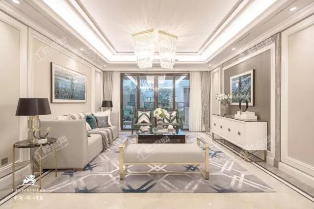 中海湖心半岛样板间