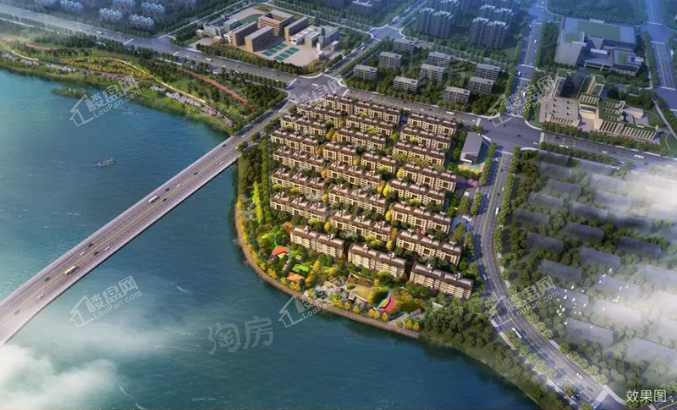 中海湖心半岛效果图