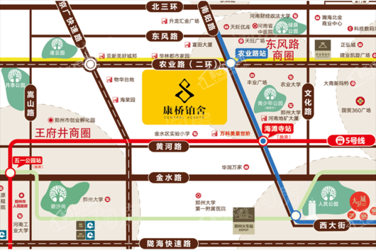 康桥铂舍位置图