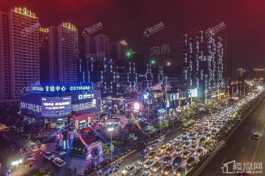 绿地中央广场实景图