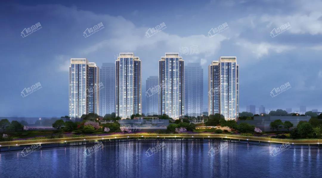 怡心湖岸效果图