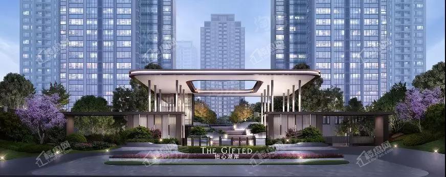 怡心湖岸效果图