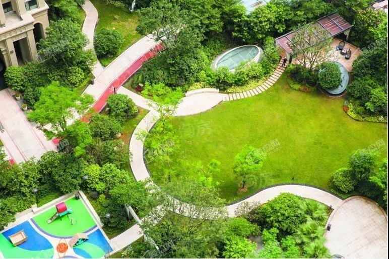 华发中央公园实景图