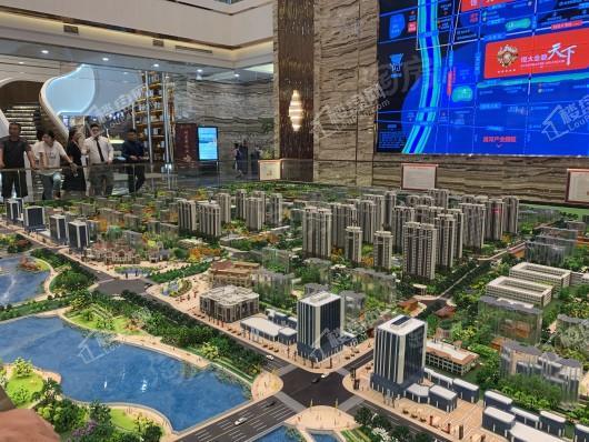 恒大金碧天下实景图