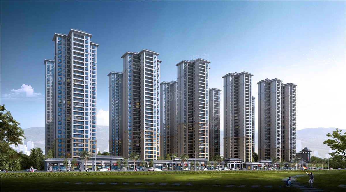 建华御景花园效果图
