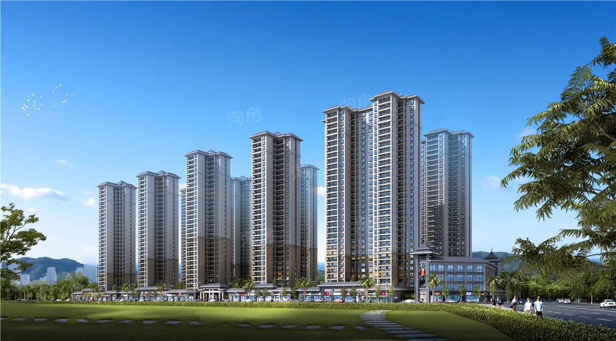 建华御景花园效果图