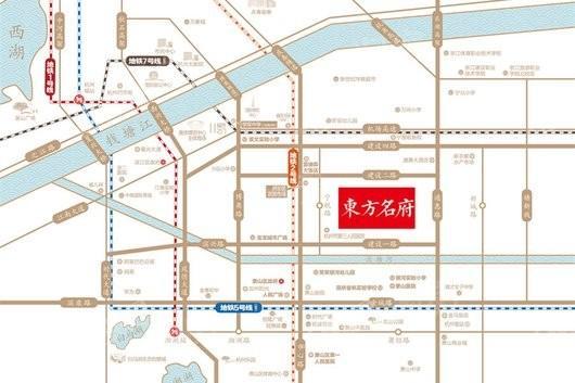 滨江新城东方名府位置图