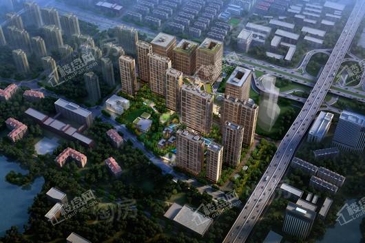 绿地华家池印效果图