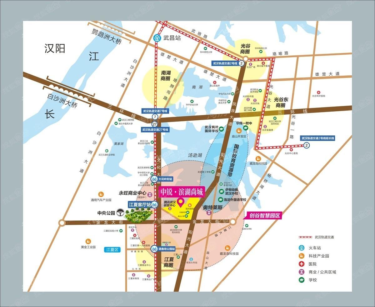 中锐滨湖尚城位置图