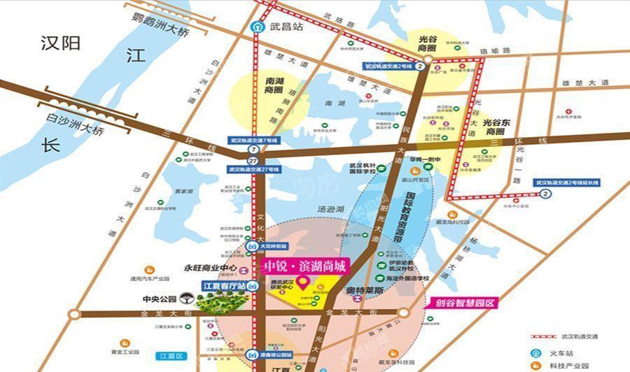 中锐滨湖尚城位置图