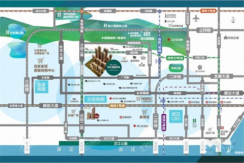 美好香域花境【商铺】位置图