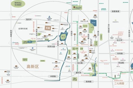 正商湖西学府位置图