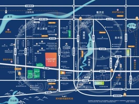 郑州荥阳吾悦广场位置图