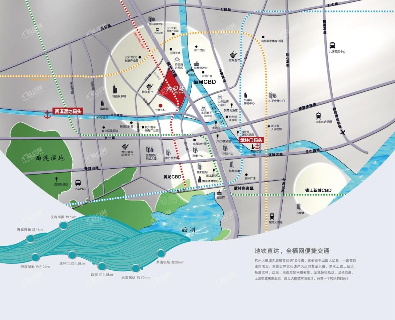 中梁大悦城位置图