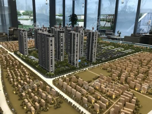 众安绿城南湖明月实景图